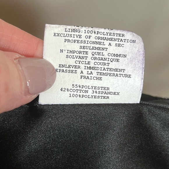 Jessica McClintock Gunne Sax Little Black Mini Dress Sexy Cocktail Party Vintage - Picture 11 of 12